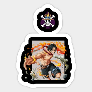 Monkey dluffy Sticker